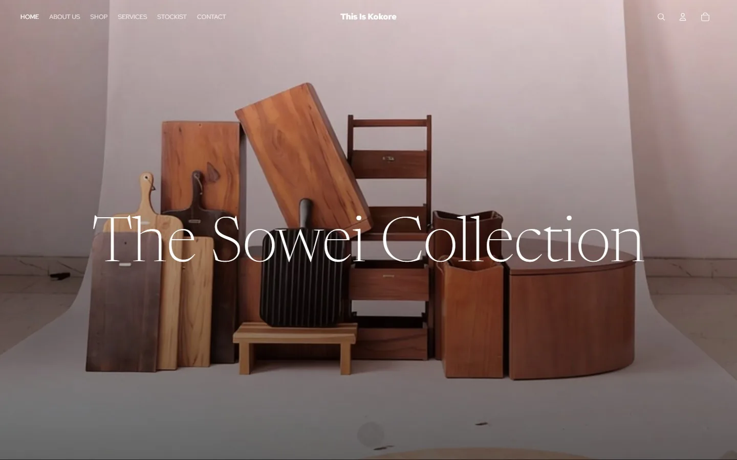 This Is Kokore Shopify storefront built for a furniture and interior studio